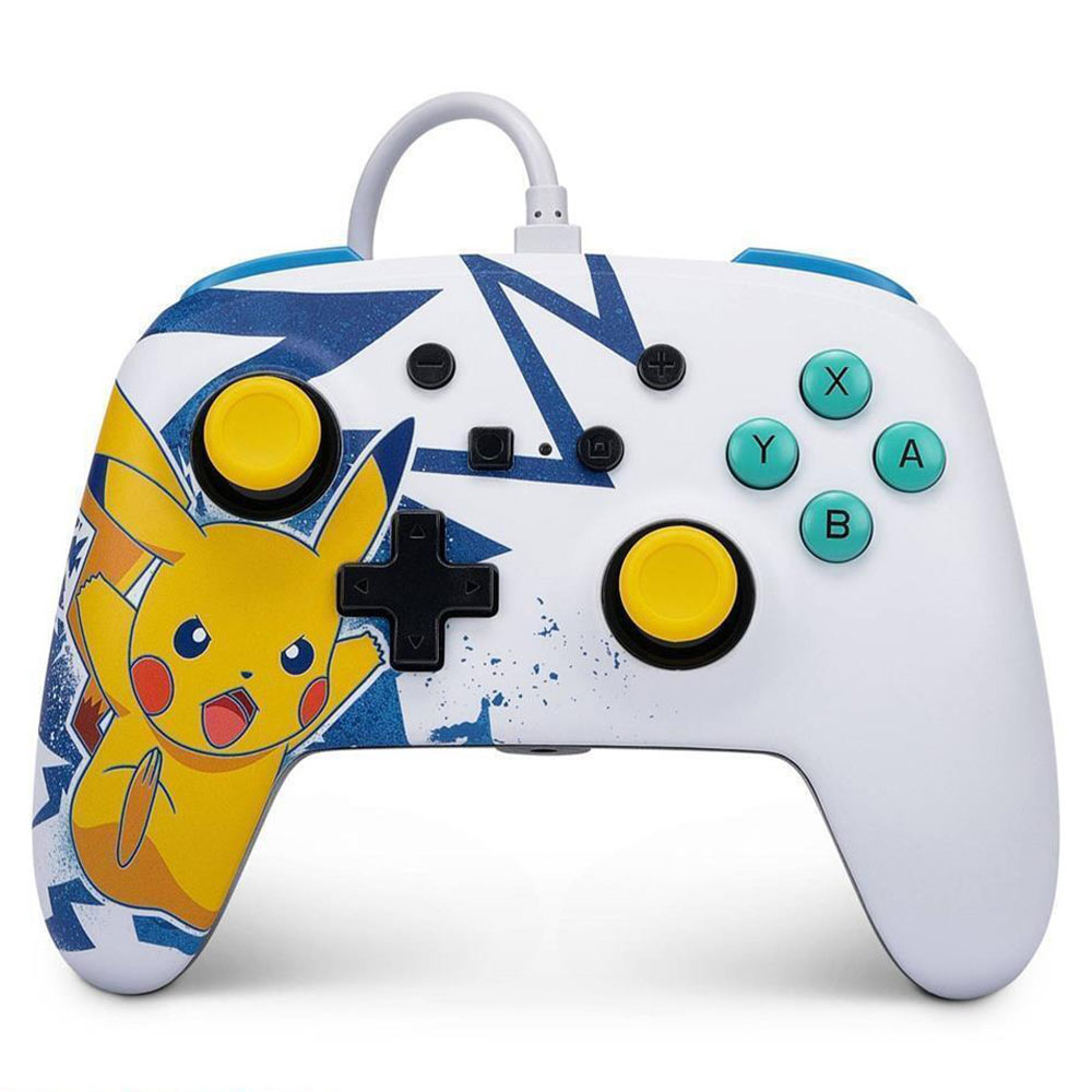 Corded Gamepad for Nintendo Switch POWER A Pokemon Pikachu High Voltage