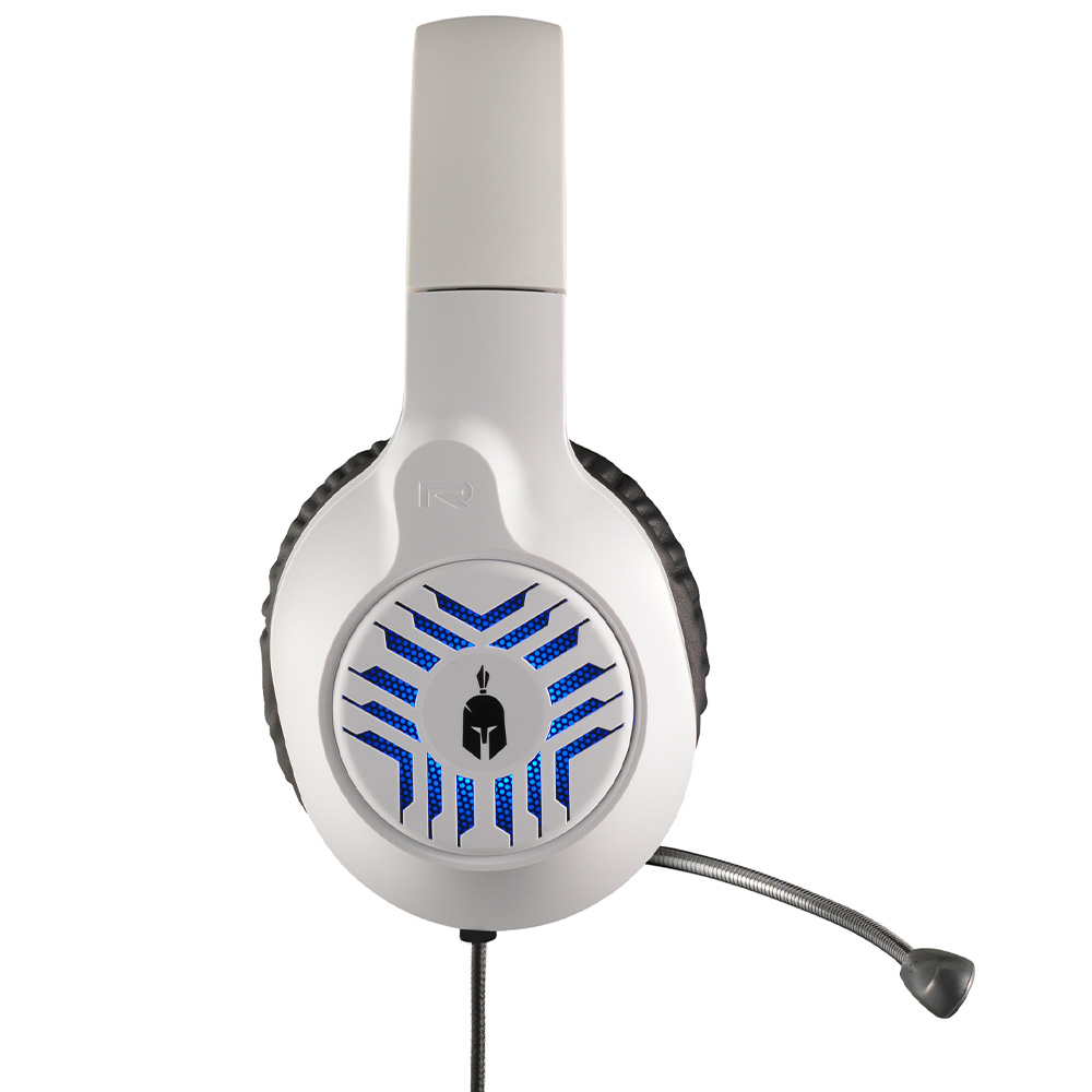 Headphones with microphone for PC/Console SPARTAN GEAR Medusa 069486 white/grey