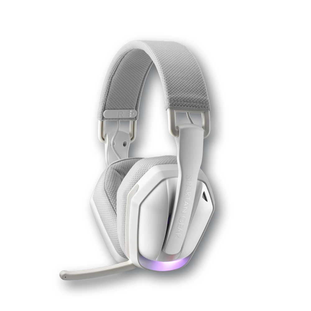 Cordless Headphones with microphone for PC/Console SPARTAN GEAR Apollonis 113114 white
