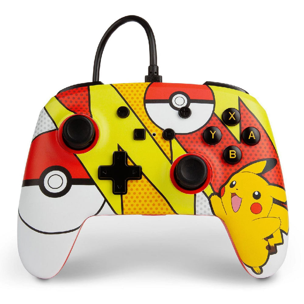 Corded Gamepad for Nintendo Switch POWER A Pikachu Pop Art