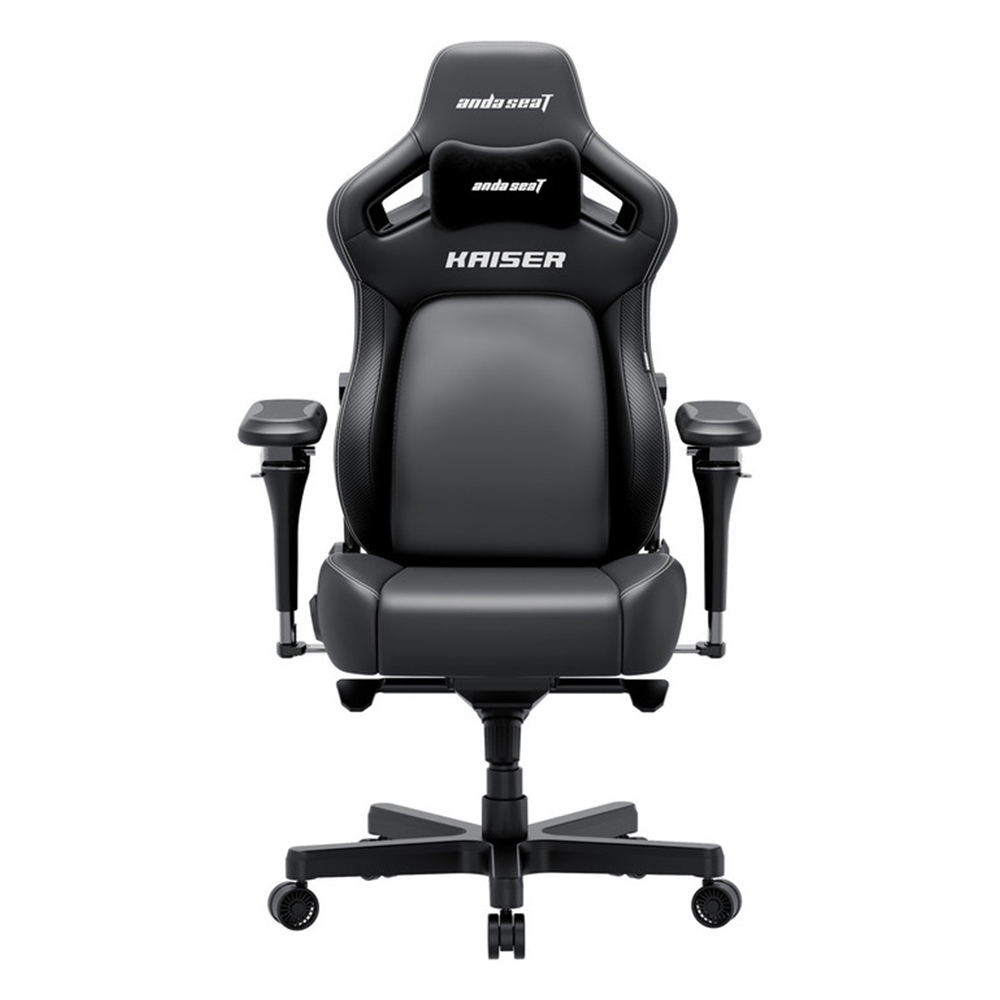 Gaming Chair ANDA SEAT Kaiser 4 V2 XL Leather AD12YDDC-XLL-20-B-PV/C-03 black