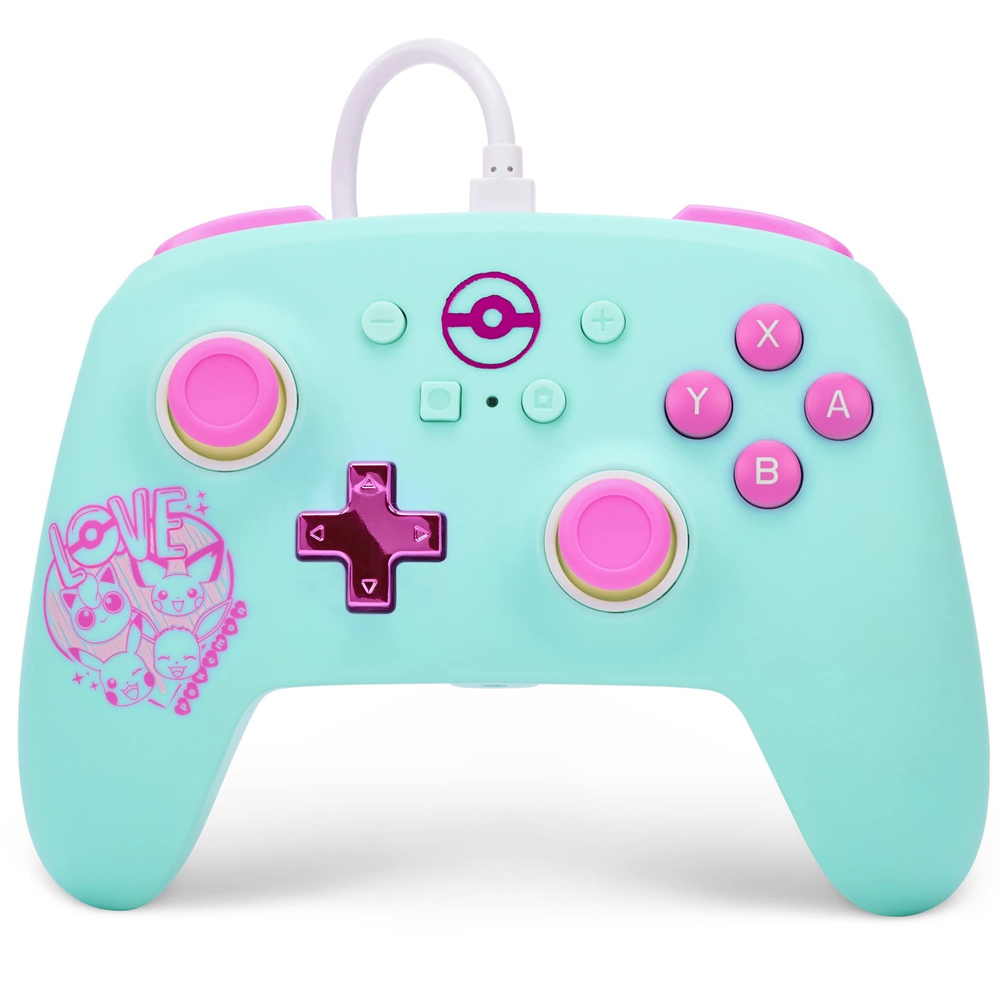 Corded Gamepad for Nintendo Switch POWER A Pokemon Sweet Friends blue