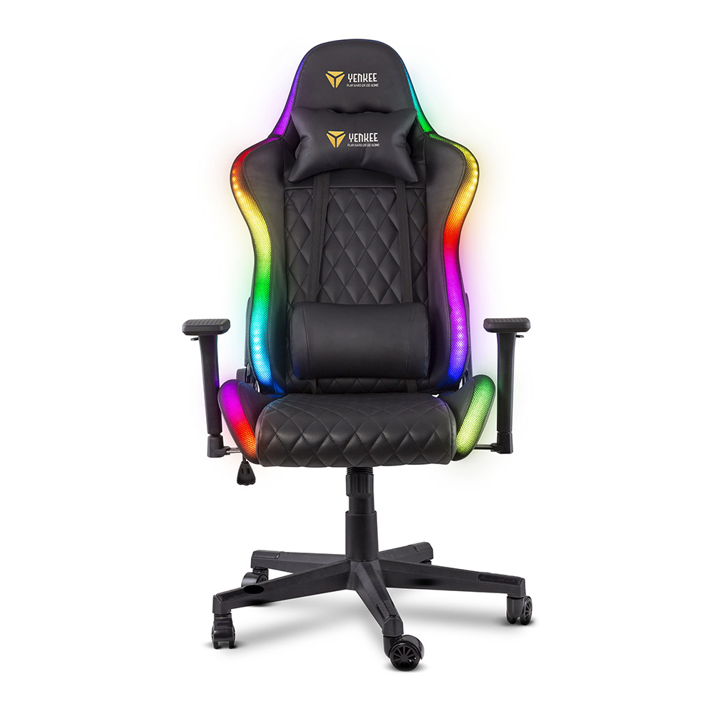 Gaming Chair YENKEE Stardust RGB YGC 300RGB black