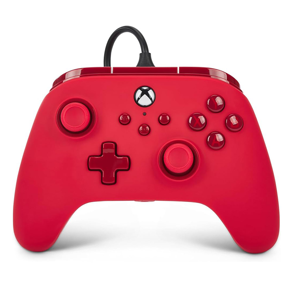 Corded Gamepad for PC/Xbox One/Series X/S POWER A red blaze