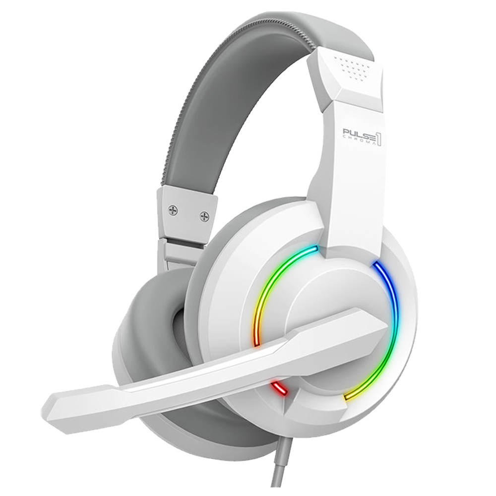 Headphones with microphone for PC/Console/Mobile ARMAGGEDDON Pulse 1 2.1 P1CHRW Chroma white
