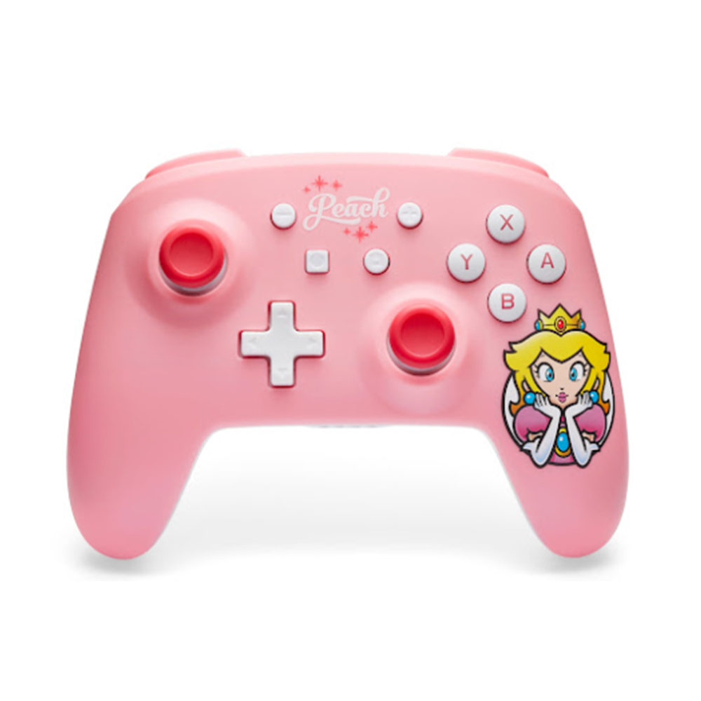 Cordless Gamepad for Nintendo Switch/Lite/OLED POWER A Princess Peach pink