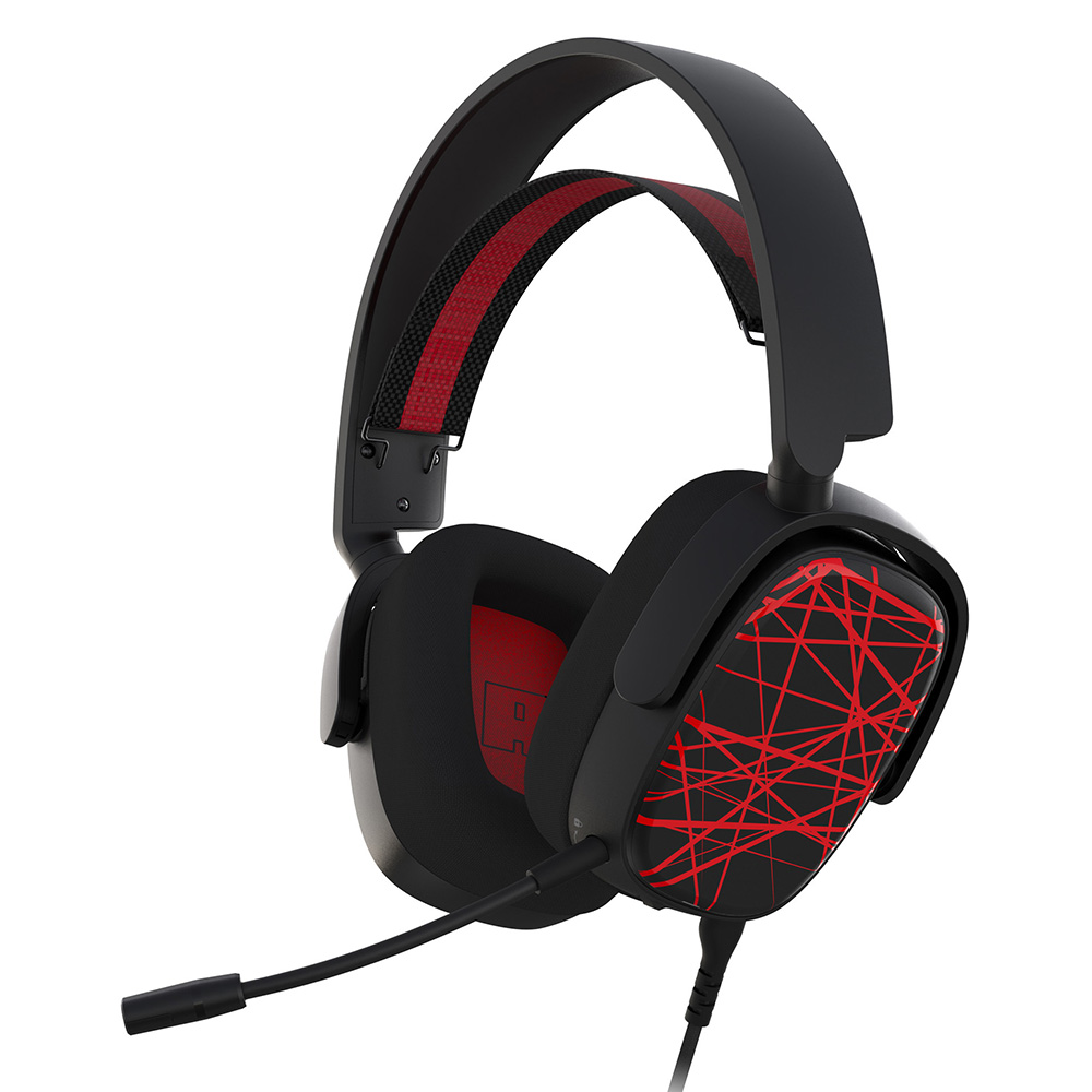 Headphones with microphone for PC YENKEE Vector YHP-3040 7.1 black/red