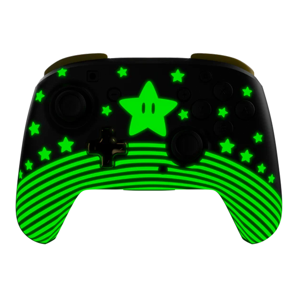 Cordless Gamepad for Nintendo Switch/Lite/OLED/Switch 2 PDP Rematch - Super Mario Star black