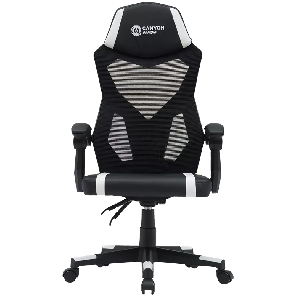 Gaming Chair Ergonomic Flow CANYON CNE-MCH01W black/white