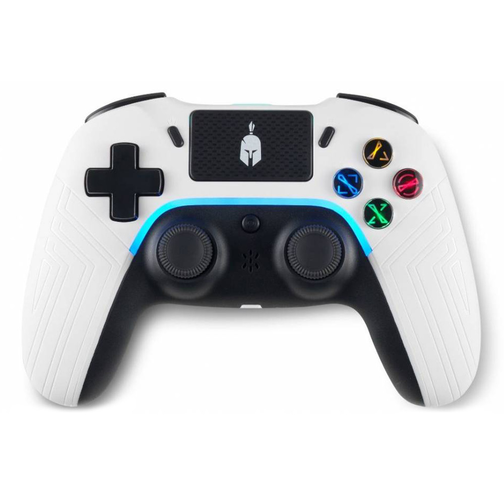 Cordless/Corded gamepad for PC/PS4 SPARTAN GEAR Aspis 4 black/white