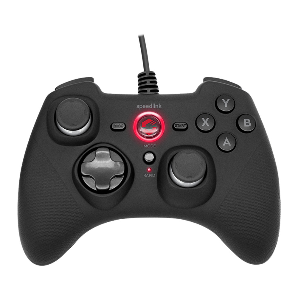 Corded gamepad for PC/PS3/Nintendo Switch SPEEDLINK Rait SL-650010-BK black