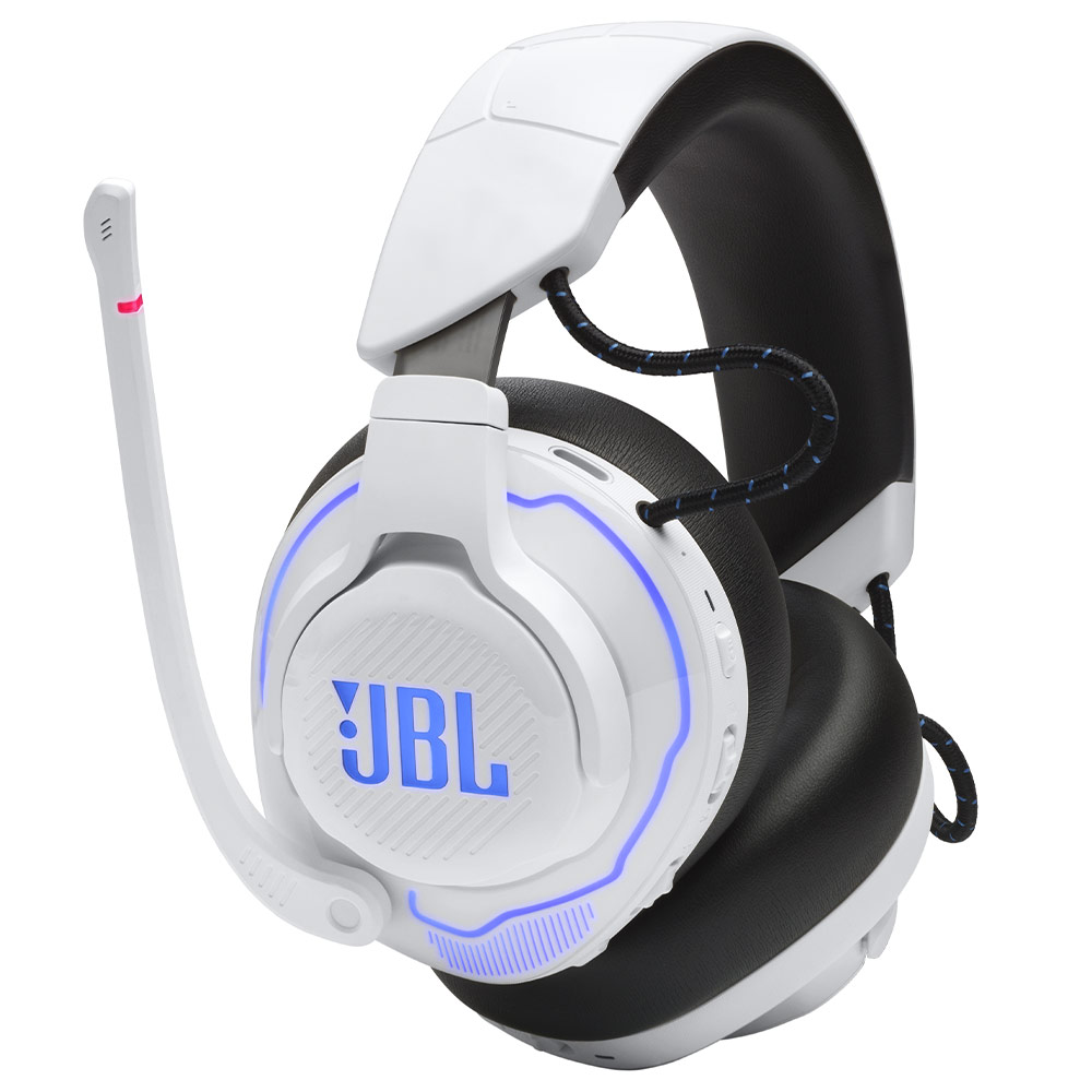 Cordless Headphones with microphone for PC/PS4/PS5 JBL Quantum 910P JBLQ910PWLWHTBLU white/blue