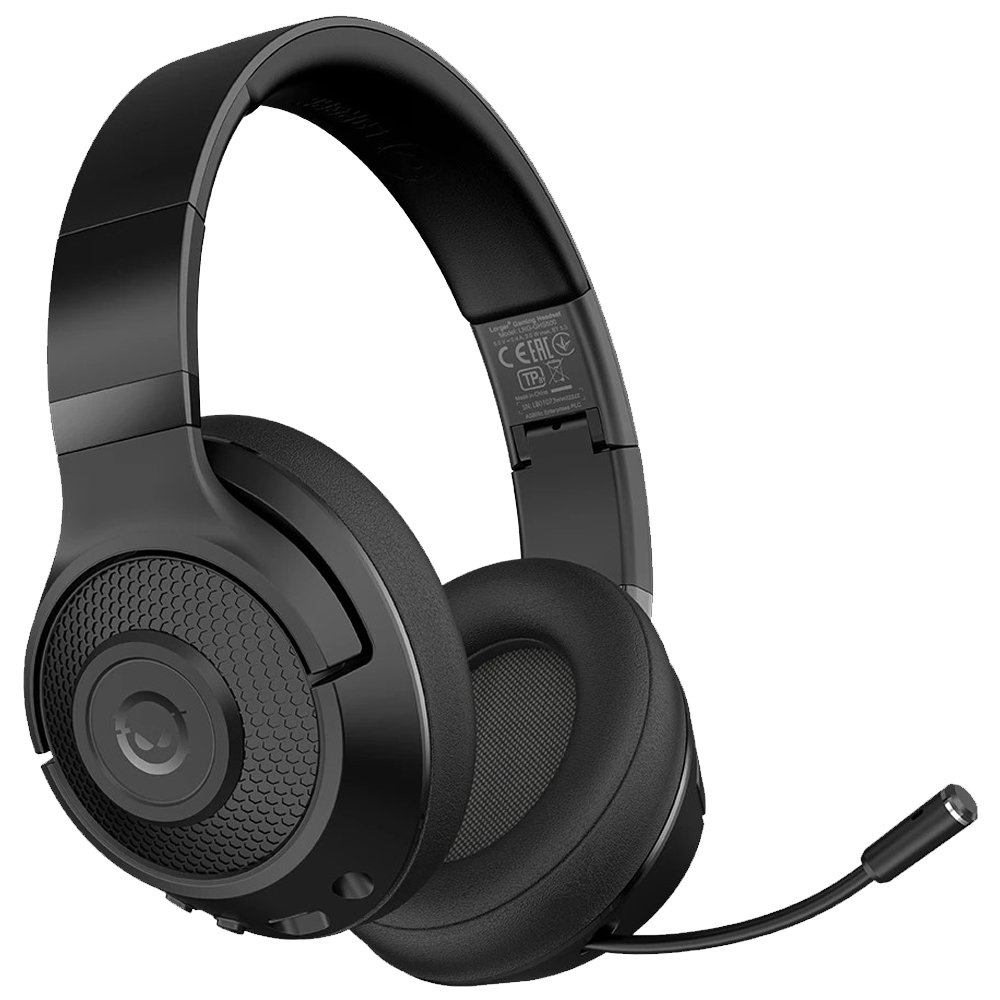 Cordless Headphones with microphone for PC/Console/Μοbile LORGAR Noah 500 LRG-GHS500 black