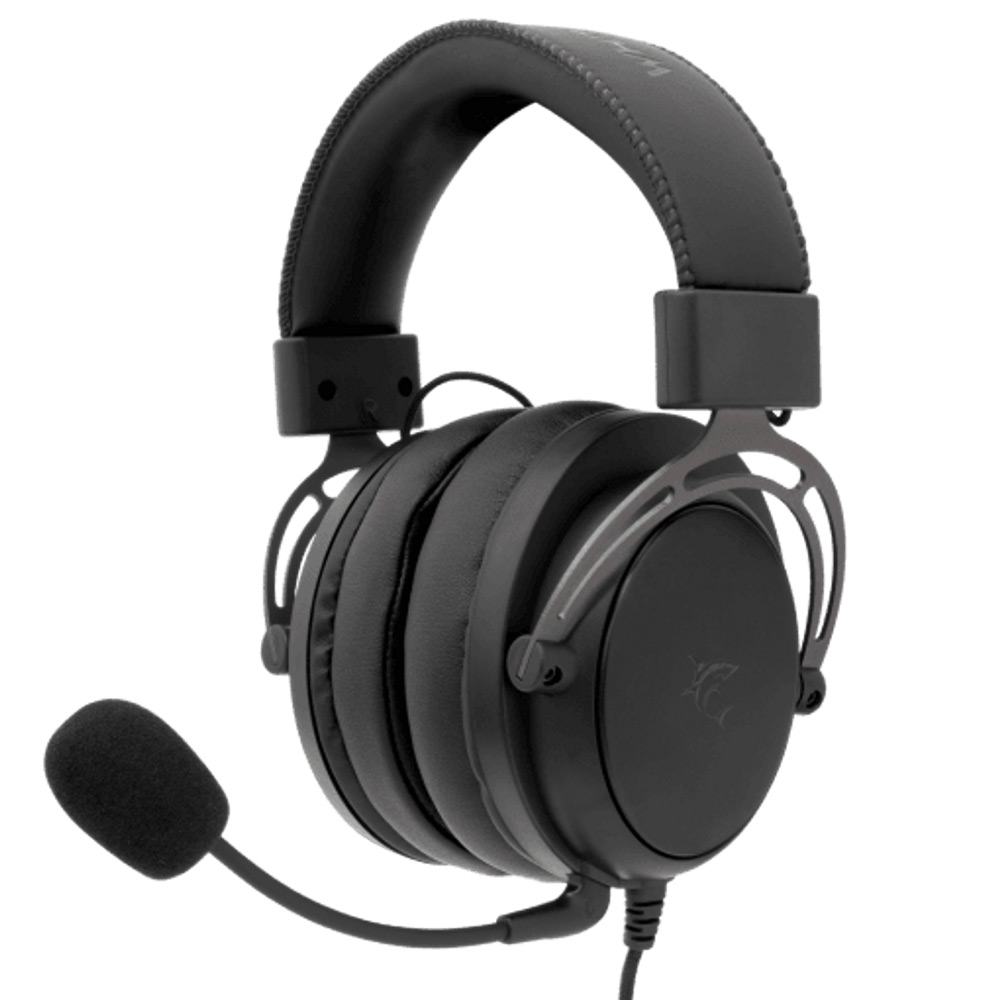 Headphones with microphone for PC/PS4/PS5/XBOX WHITE SHARK Gorilla GH-2341 black/grey