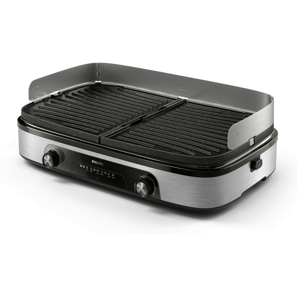 Grill PHILIPS 6000 Series HD6222/90 black/silver