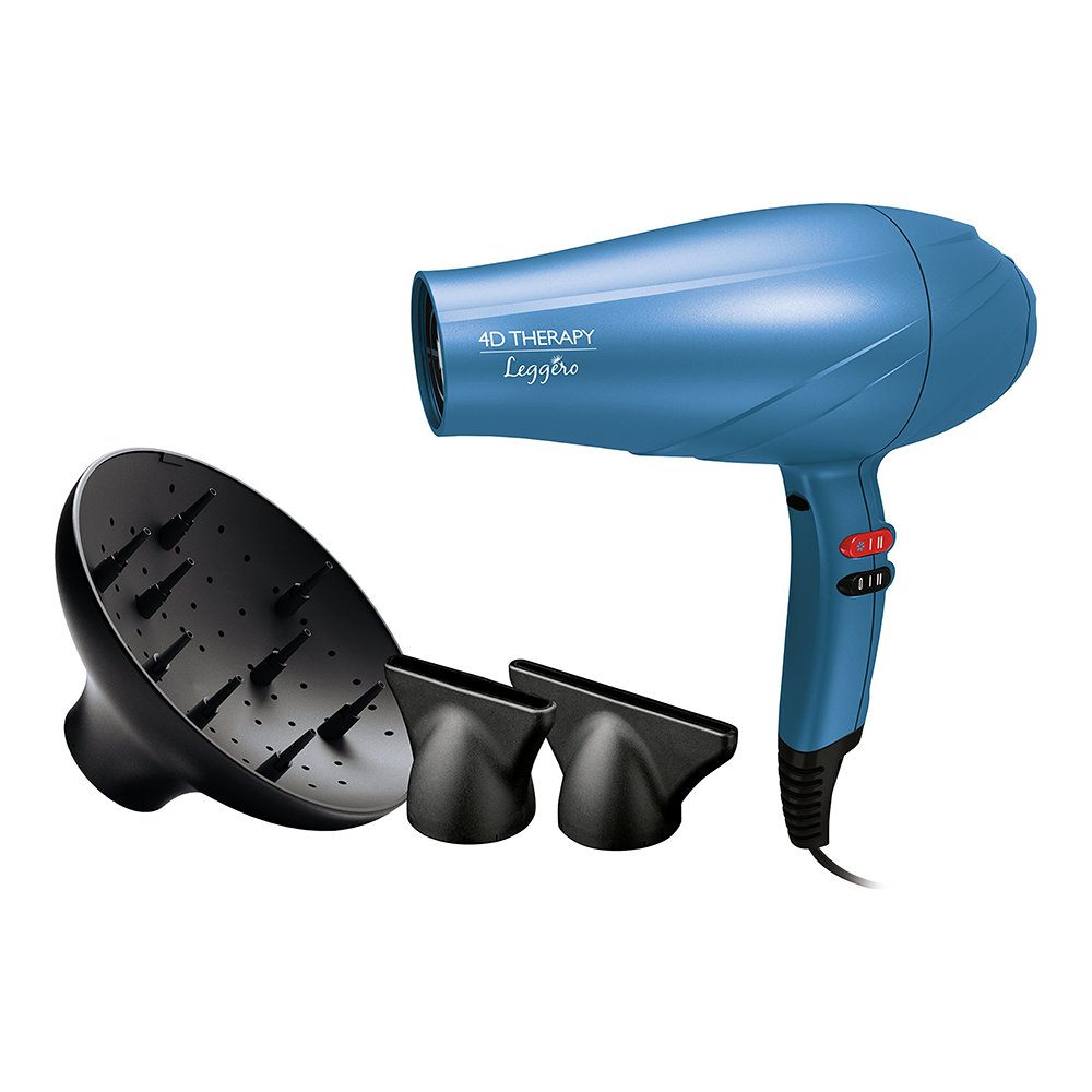 Hair dryer GAMA 4D Therapy A21.LEGGEROION.4D blue