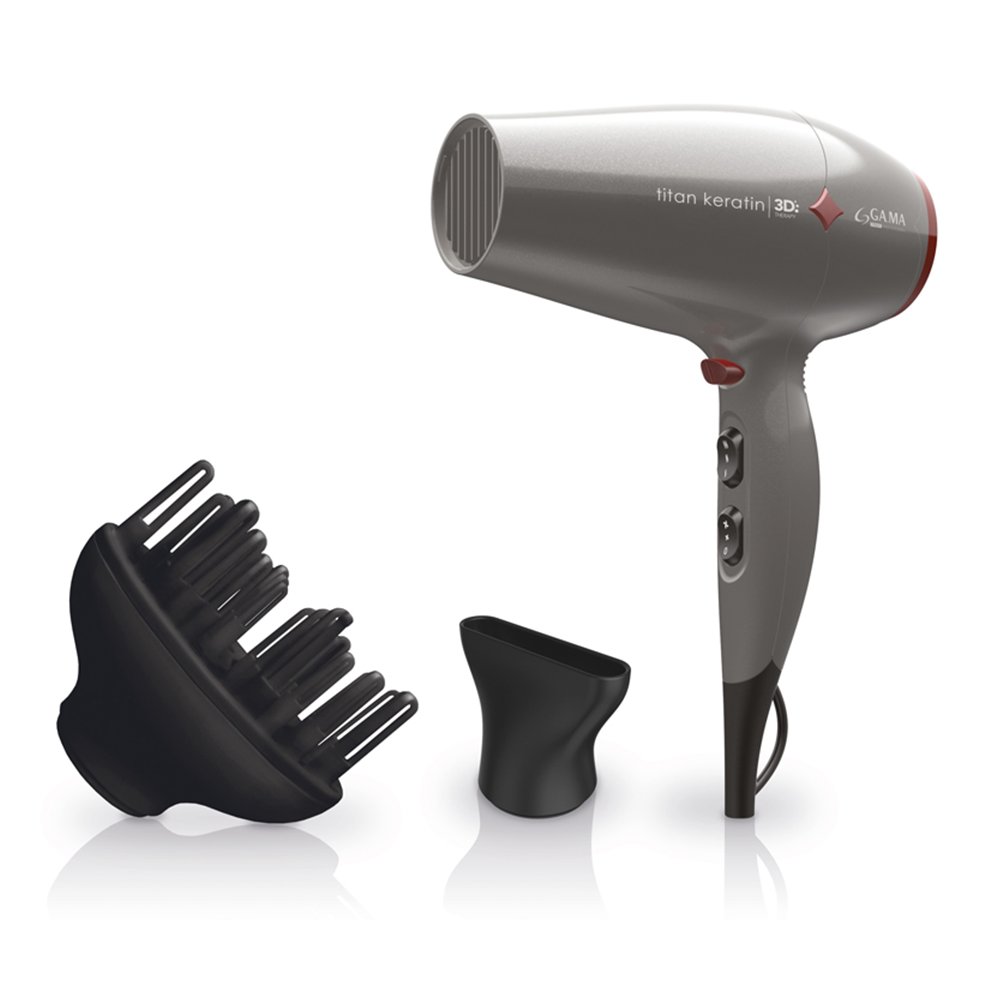 Hair dryer GAMA Diamond 3D Titan Keratin GH0303 grey