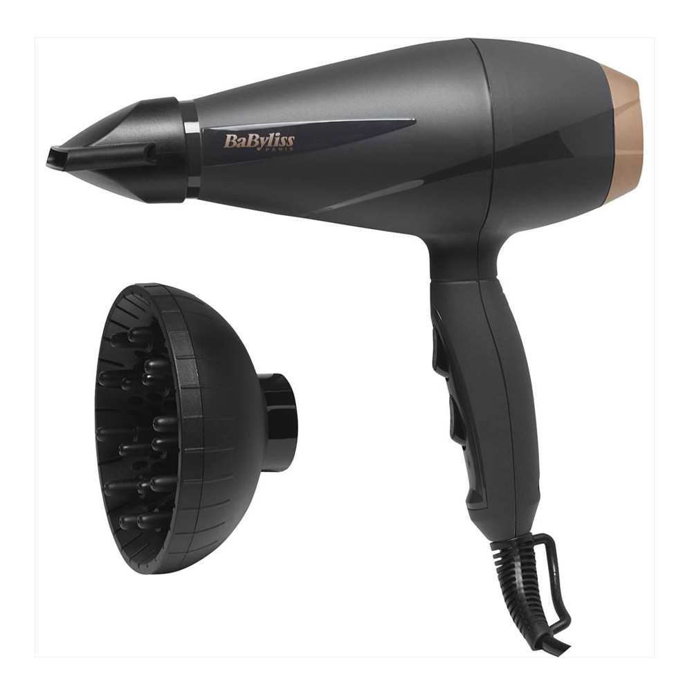 Hair dryer BABYLISS Smooth Pro 6709DE black/pink/gold