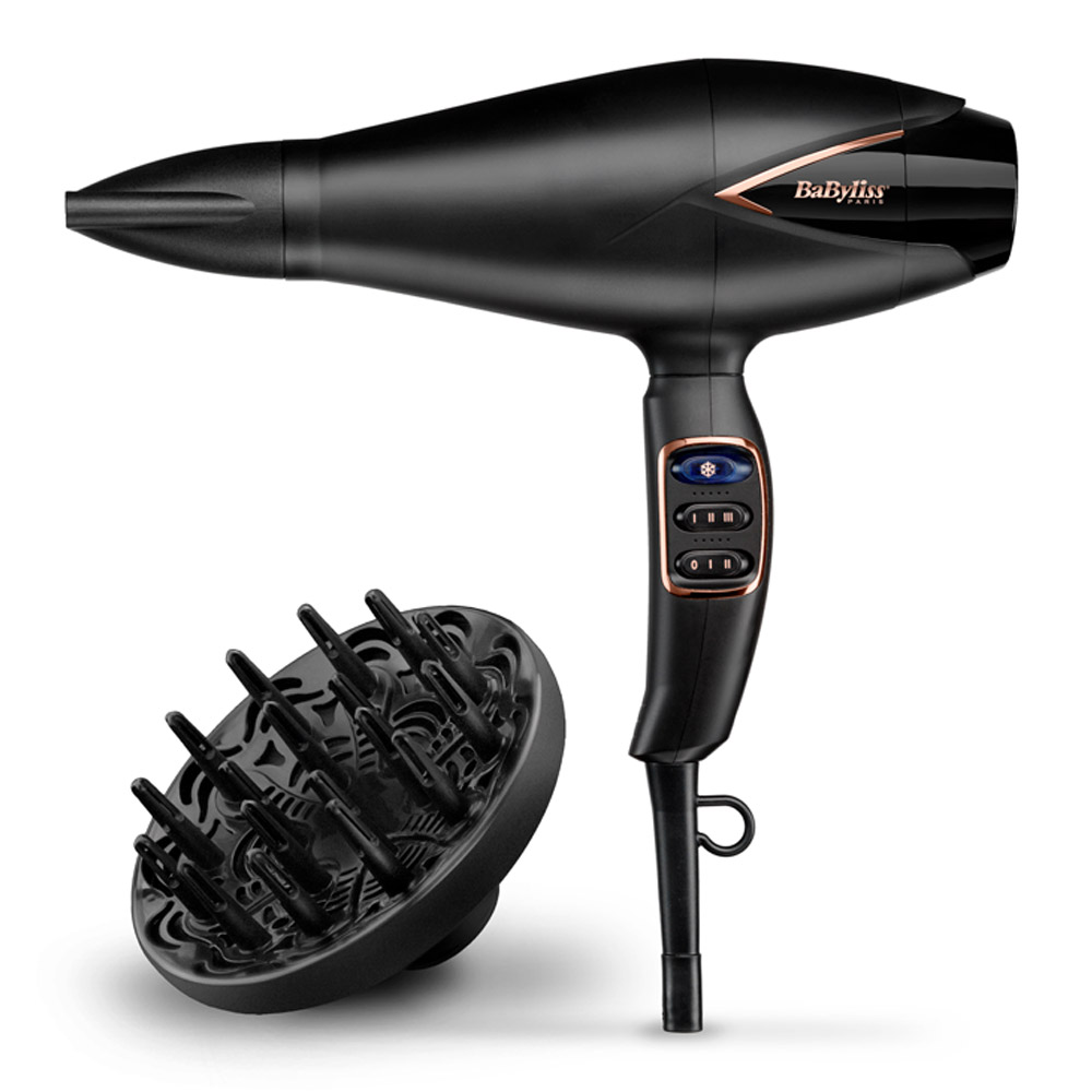 Hair dryer BABYLISS Salon Air Brilliance D665E black