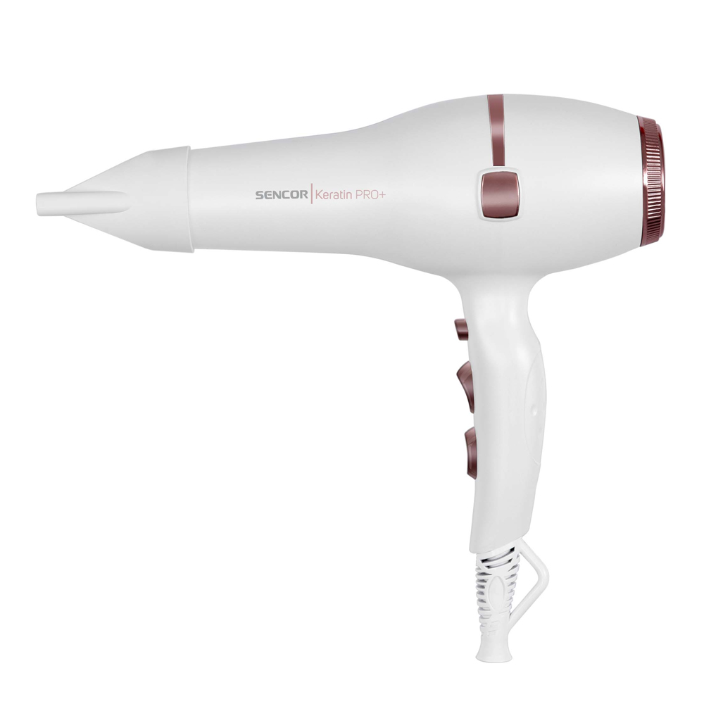 Hair dryer SENCOR SHD 8200GD white/gold