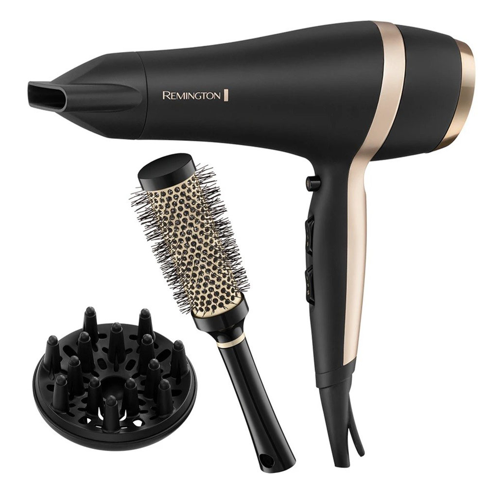 Hair Dryer REMINGTON Salon Smooth Gift set D6940GP black