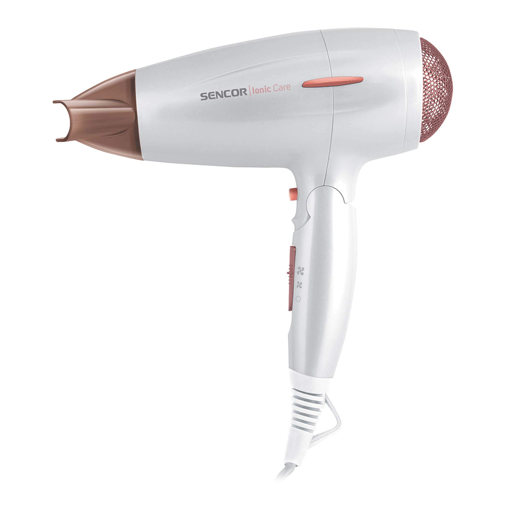 Hair dryer SENCOR SHD 7200GD Traveler white/gold
