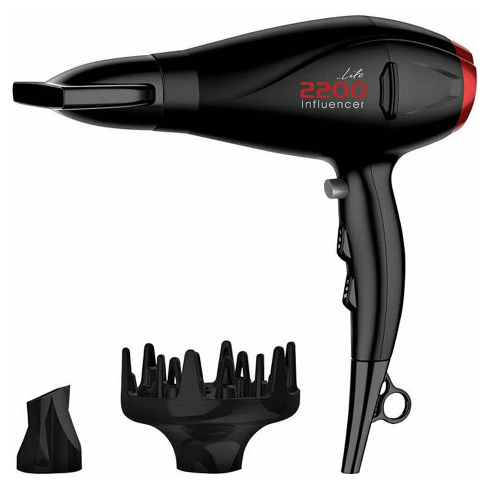 Hair dryer LIFE Influencer 221-0196 black