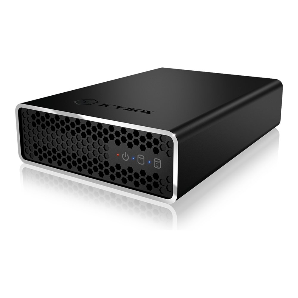 Hard disk enclosure for 2 x 2.5" External HDD ICYBOX IB-RD2253-U31