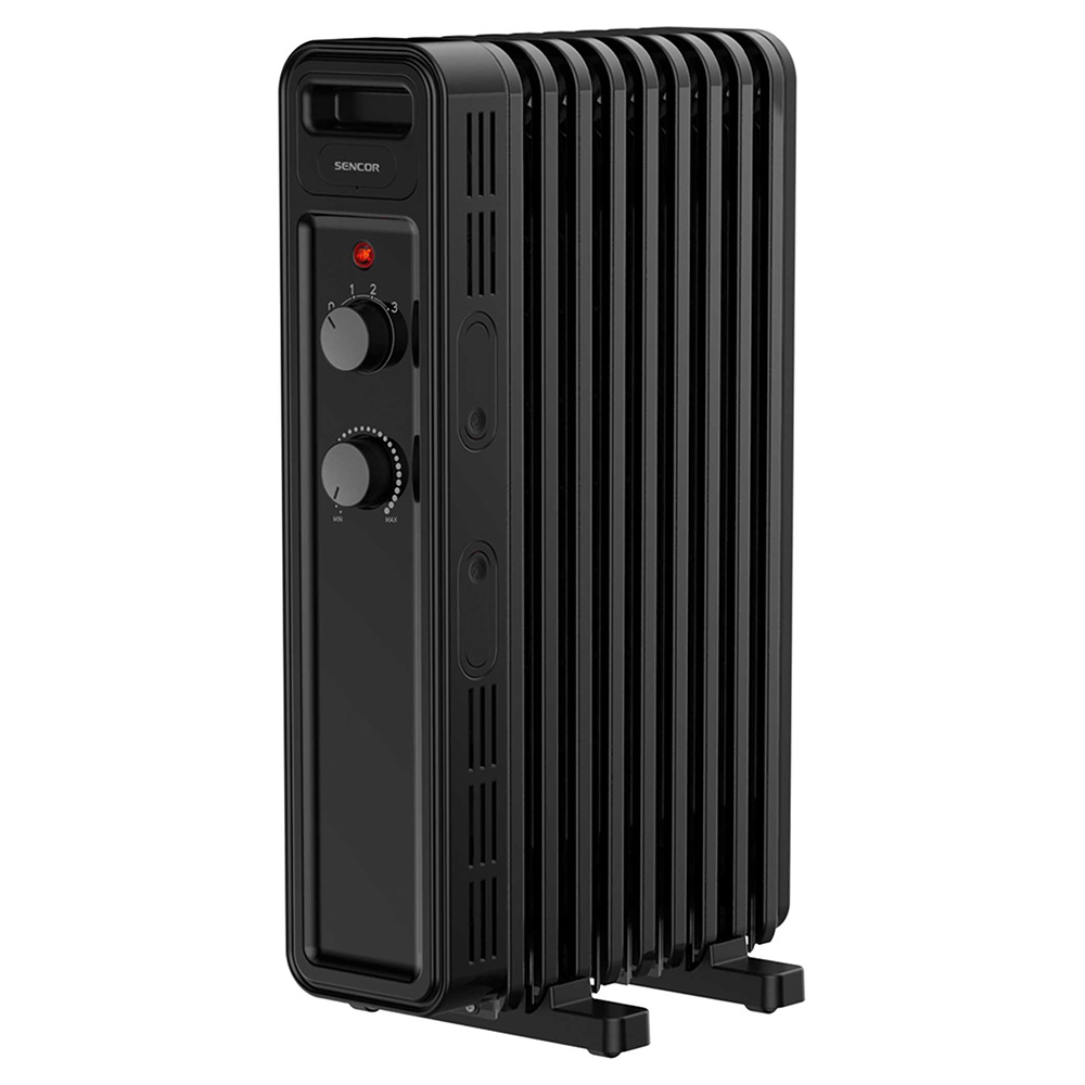 Electric Oil Radiator Heater SENCOR ESOH 3509BK black