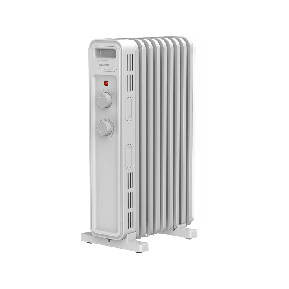 Electric Oil Radiator Heater SENCOR SOH 3409WH white