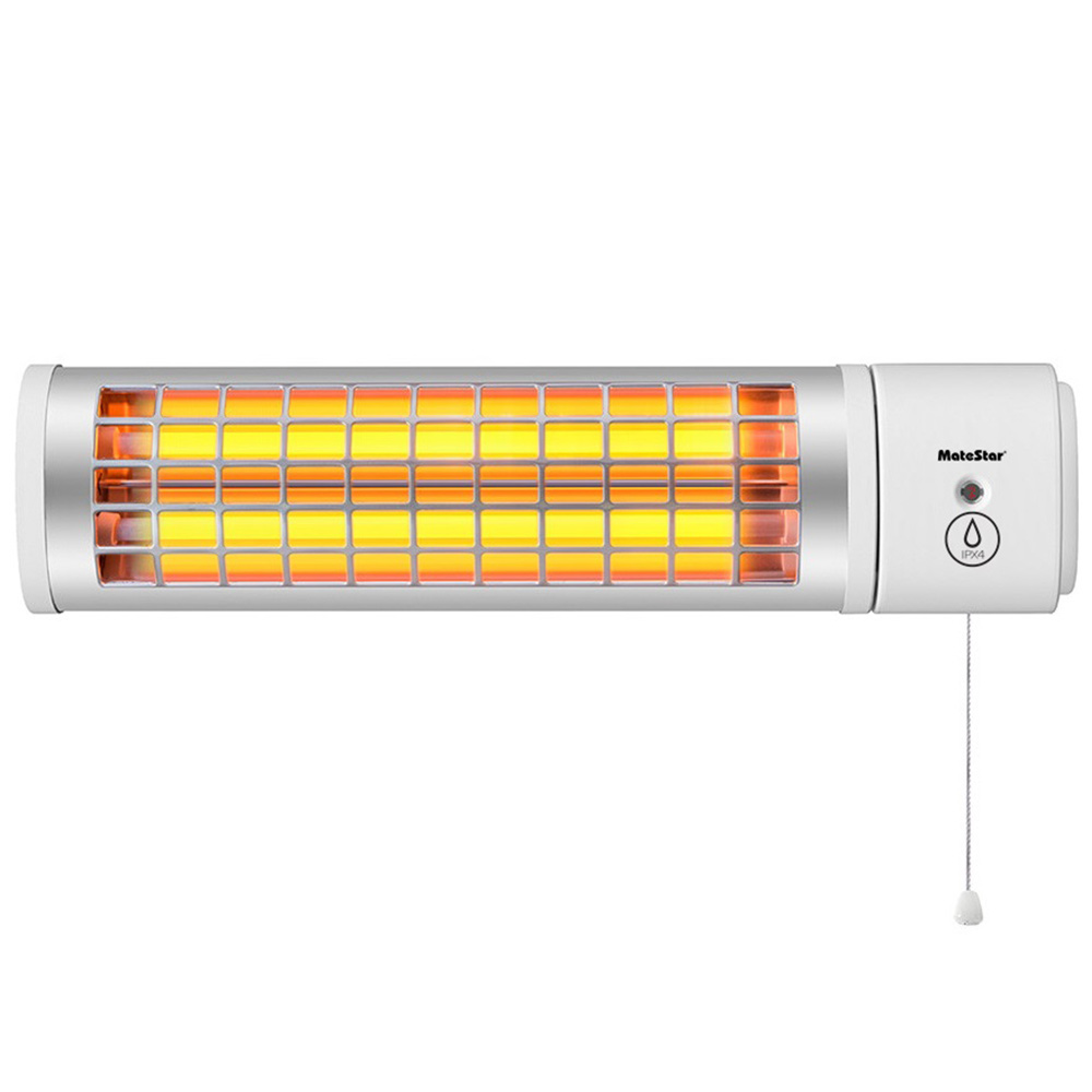 Bathroom Infrared Quartz Heater MATESTAR MAT-12HB black