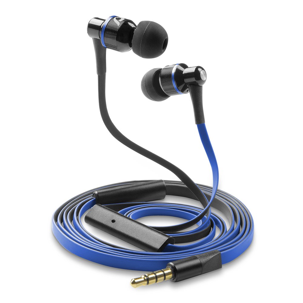 Earphones with microphone CELLULARLINE Ultra light APMOSQUITO6 blue