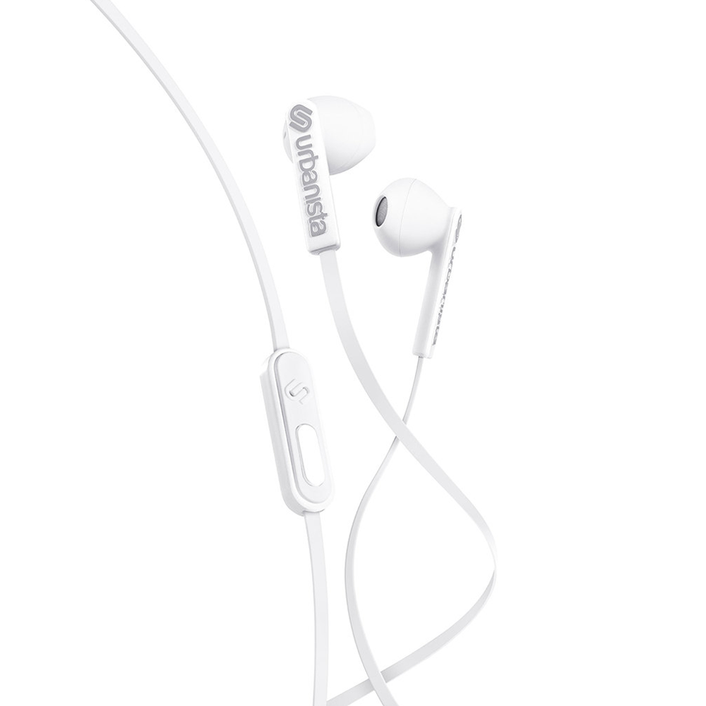 Earphones with microphone URBANISTA San Francisco white