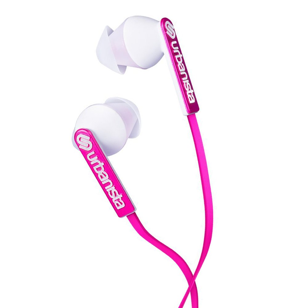 Earphones with microphone URBANISTA Stereo Ibiza pink