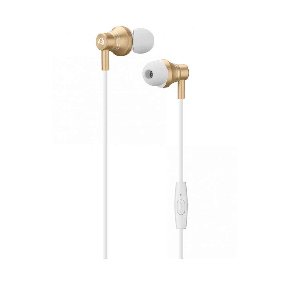 Earphones with microphone CELLULARLINE Iron IRONH gold