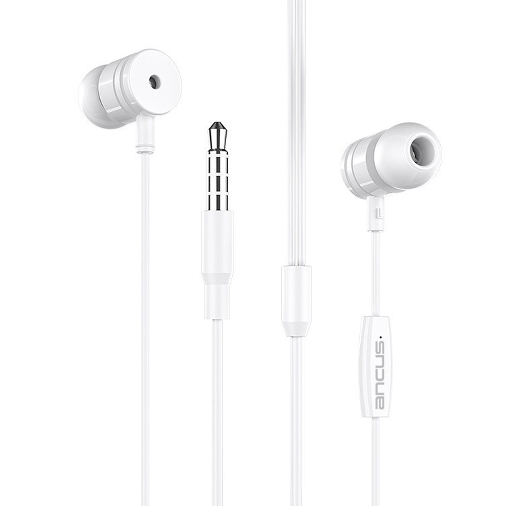 Earphones with microphone ANCUS Harmony MD44 white
