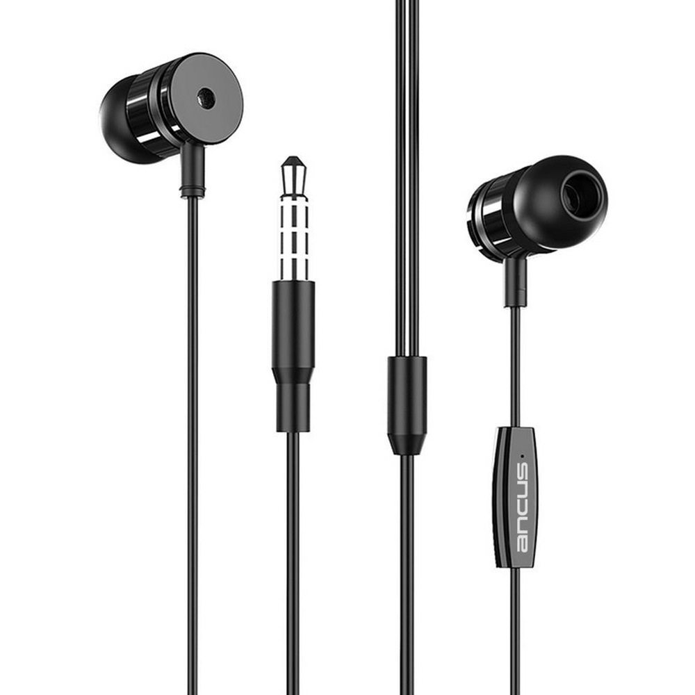 Earphones with microphone ANCUS Harmony MD44 black