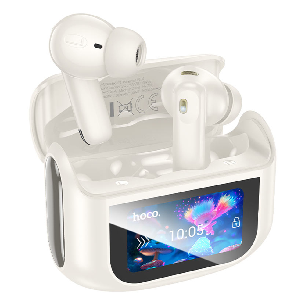 Bluetooth Earbuds HOCO EQ21 Sandy True wireless white