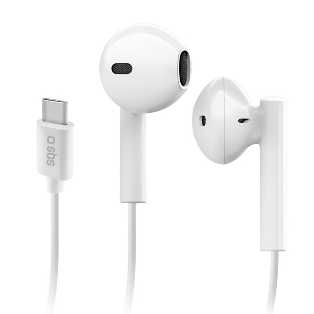 Earphones with microphone SBS Studio Mix 65c USB-C TEEARTYCAPW white