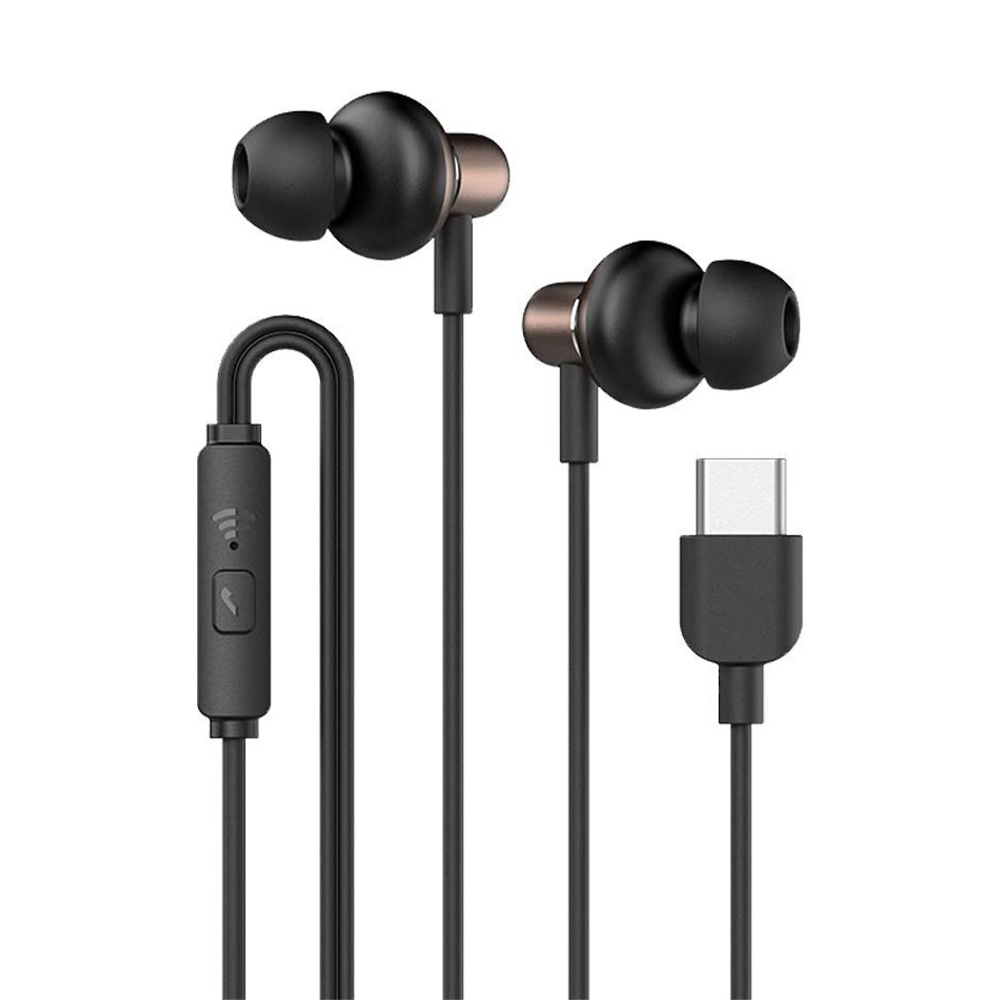 Earphones with microphone SONICGEAR Hyperbass Buds 1 USB-C HB-BUDS1-C-GM gun metal