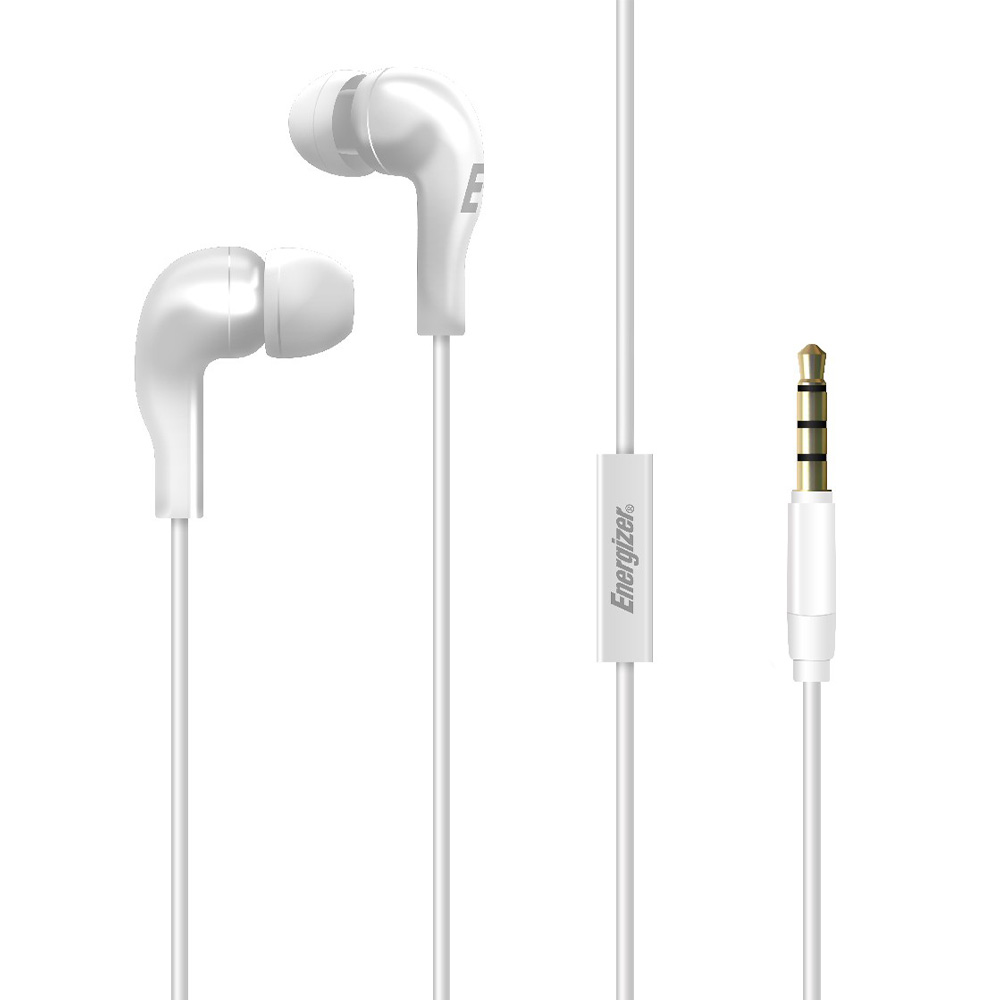 Earphones with microphone ENERGIZER CIA5 white