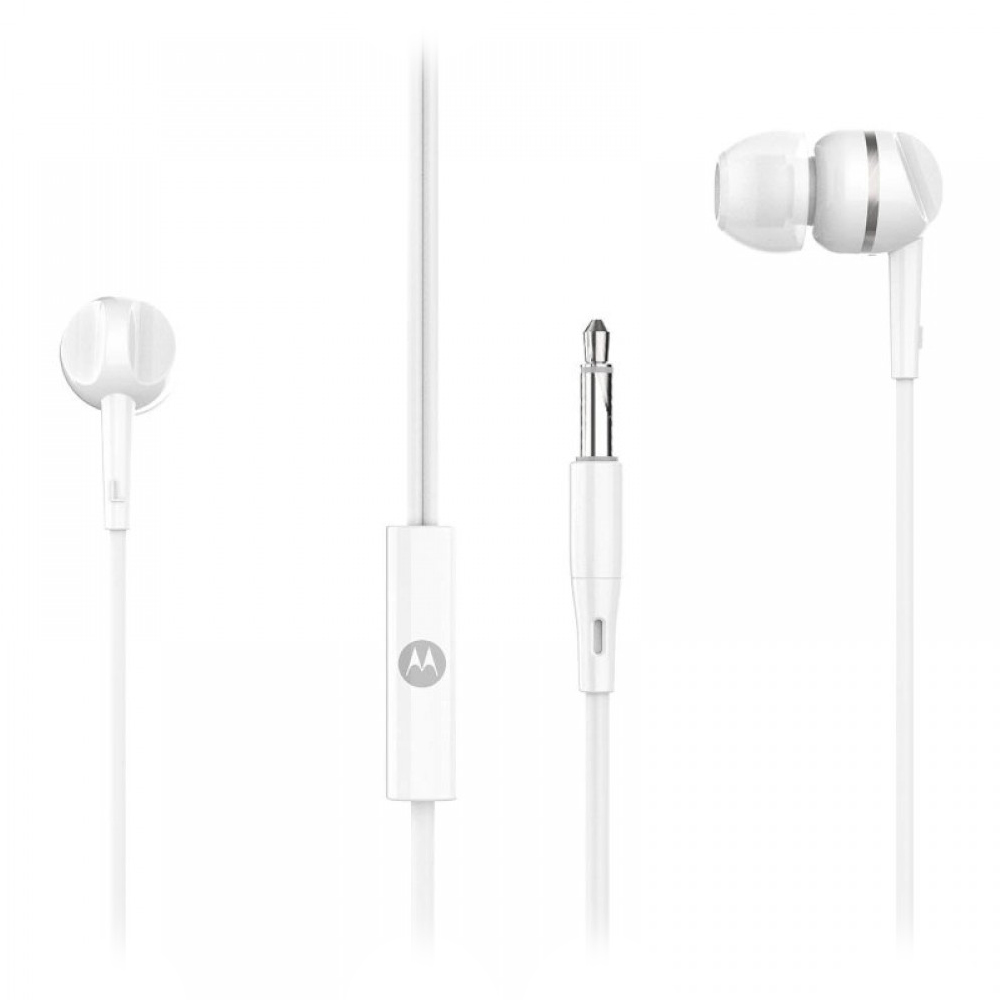 Earphones with microphone MOTOROLA Pace 105 white