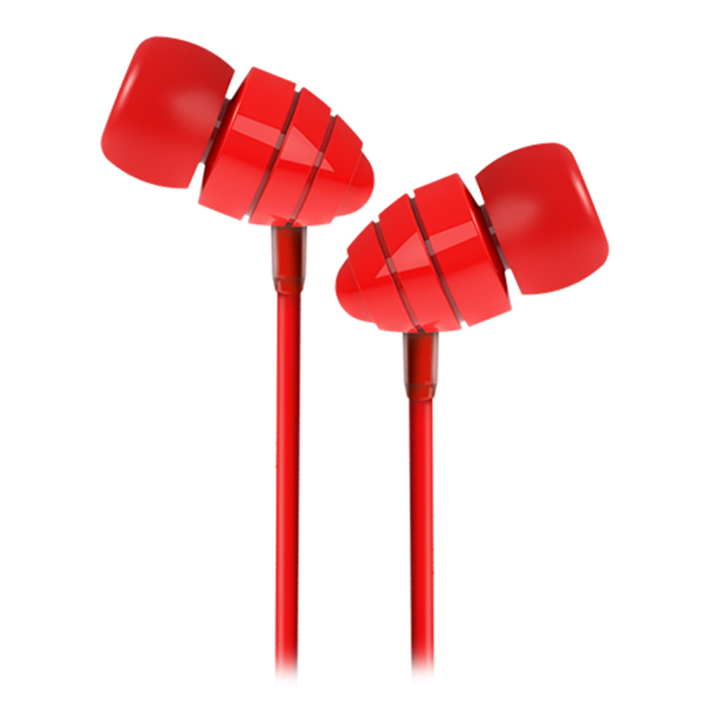 Earphones with microphone JOYROOM Conch JR-EL112 red
