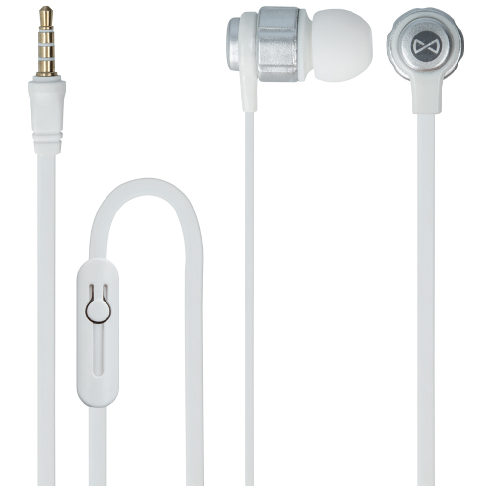 Earphones with microphone FOREVER SE-400 GSM031748 white