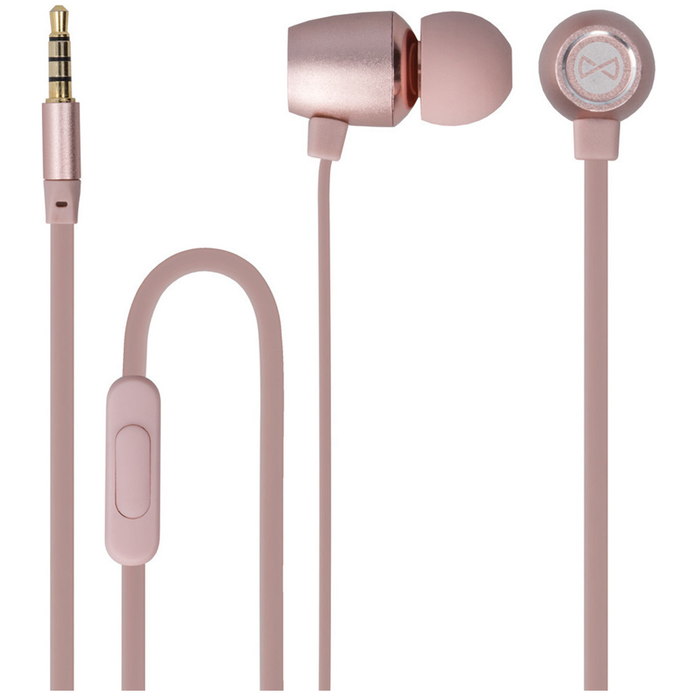 Earphones with microphone FOREVER MSE 100 GSM031755 rose gold