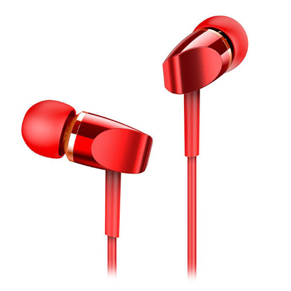 Earphones with microphone JOYROOM JR-E209 red