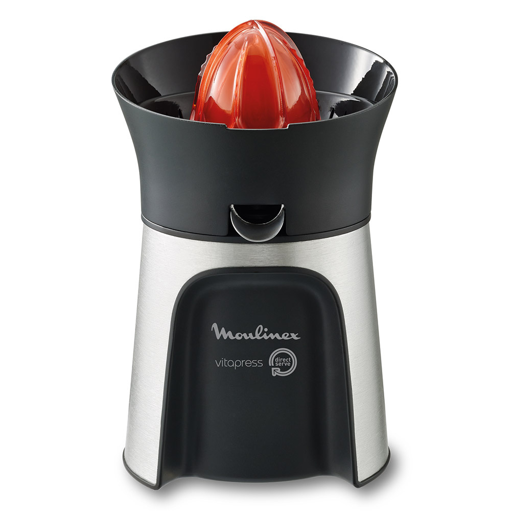 Juicer MOULINEX Vitapress Direct Serve 3 Cones PC603D10 silver/black