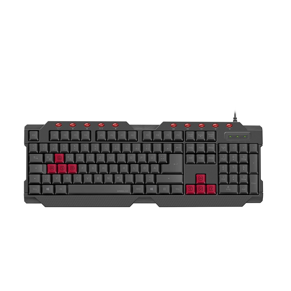 Gaming Corded Keyboard SPEEDLINK Ferus SL-670000-BK UK black