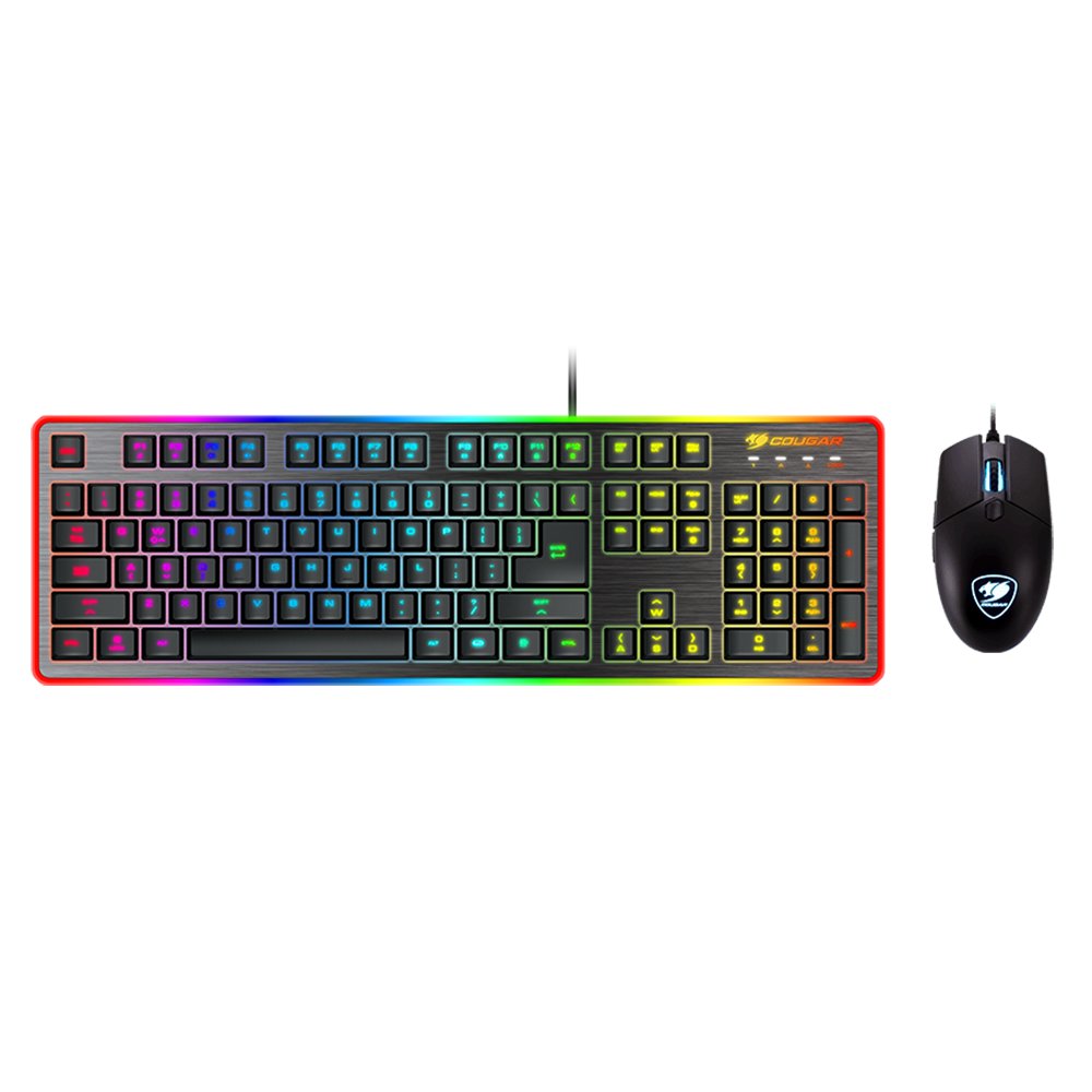 Gaming Corded Keyboard + Mouse COUGAR Deathfire EX UK black