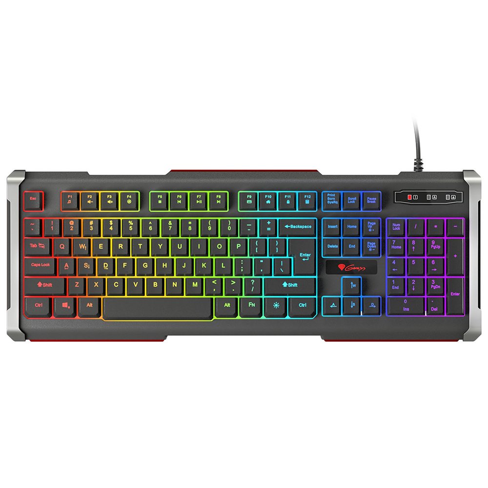 Gaming Corded Keyboard GENESIS Rhod 400 RGB NKG-0993 US black